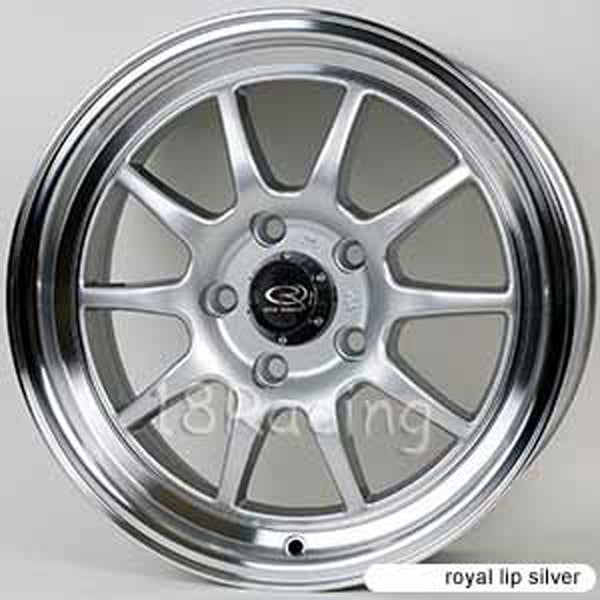 Rota Wheels GT3 1570 4X100 40 67.1 Silver with Polish Lip