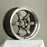 Rota Wheels Grid V 1790 5X114.3 20  73 Gunmetal With Polish Lip