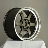 Rota Wheels Grid V 1790 5X114.3 20  73 Gunmetal With Polish Lip