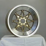 Rota Wheels Hachiju 1580 4X114.3 0 73  Gold with Polish Lip