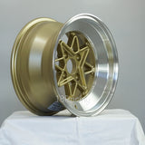 Rota Wheels Hachiju 1580 4X114.3 0 73  Gold with Polish Lip