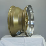 Rota Wheels Hachiju 1580 4X114.3 0 73  Gold with Polish Lip